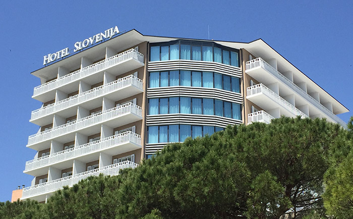 Das Hotel "Slovenija" von außen. &copy; Hotel Slovenija