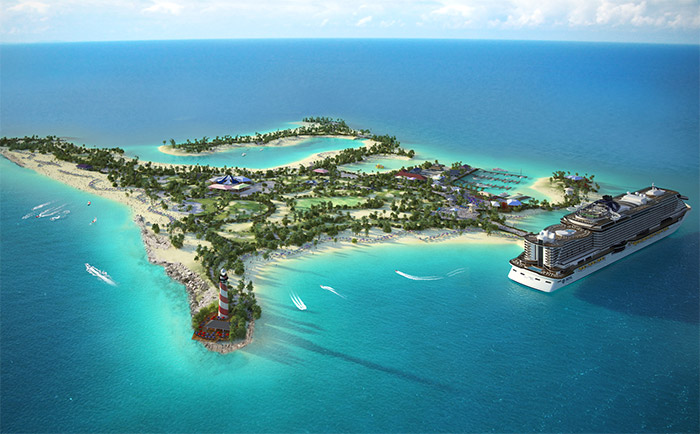 Das Ocean Cay MSC Marine Reserve, wie es einmal aussehen soll. &copy; MSC Cruises