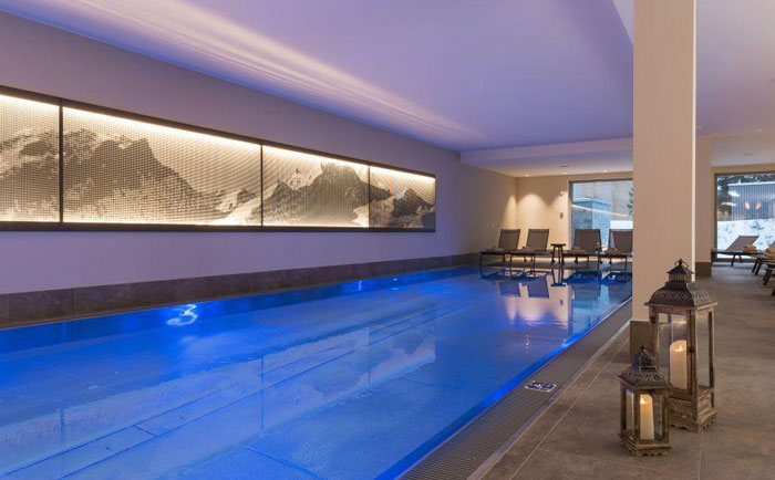 Der Pool im Vitality Spa Bereich &copy; AMERON Swiss Mountain Hotel Davos