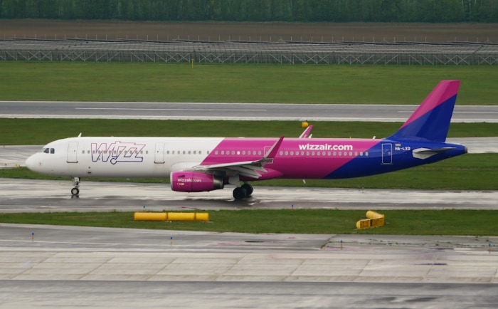 Airbus A321 von Wizz Air in Wien. &copy; ReiseInsider