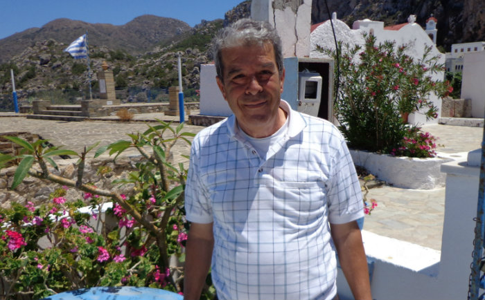 Karpathos, Mesochori, Padrone Manolis Nouarakis &copy; Alexandra Eisler