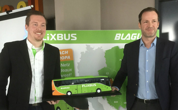André Schwämmlein, GF FlixBus & Mag. Thomas Blaguss,  Blaguss-Gruppe &copy; Alexandra Eisler