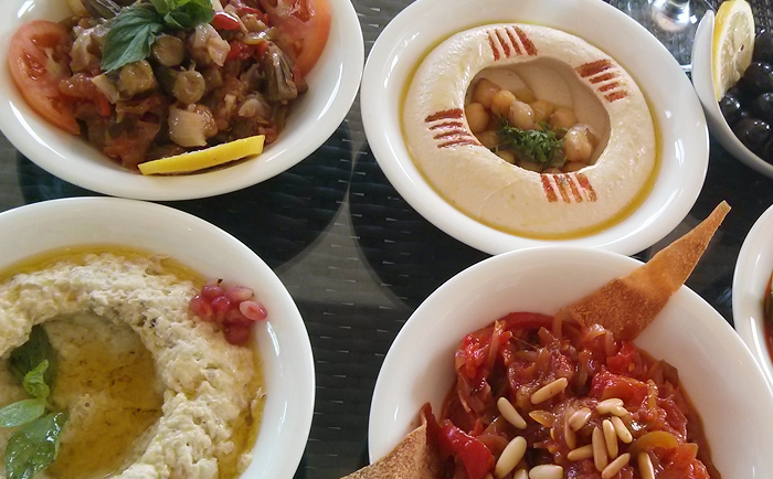 Mezze – traditionelle Vorspeisen. &copy; Susanne Dreier-Phan Quoc
