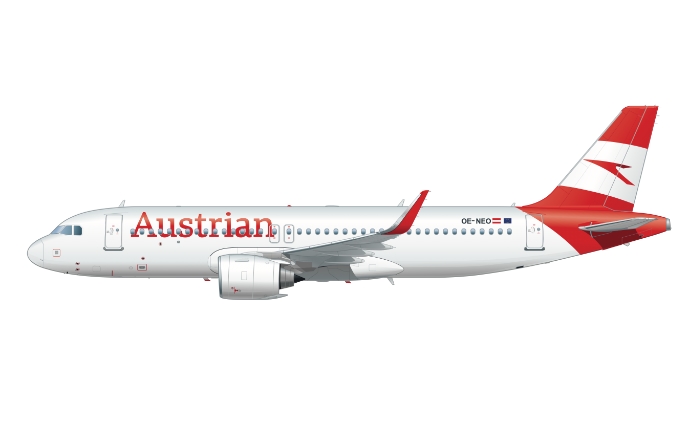 Zwischen August 2022 und Frühjahr 2023 werden vier Airbus A320neos ab Werk entgegengenommen. &copy; Austrian Airlines