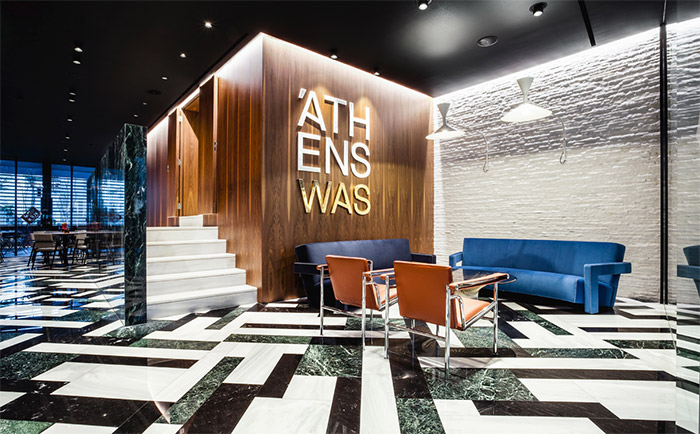 Das "AthensWas" besticht mit klassisch-moderner Ästhetik. &copy; Design Hotels / AthensWas