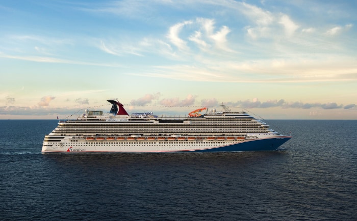 Die "Carnival Magic" hat die neue Bemalung erhalten. &copy; Carnival Cruise Line