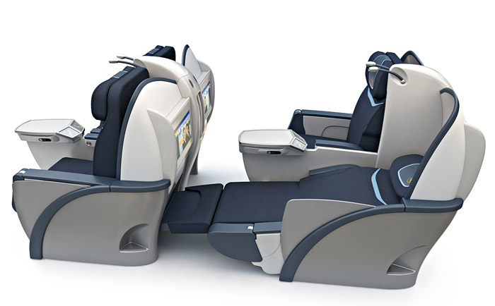 Der neue Business-Class-Sitz von Condor. &copy; Condor