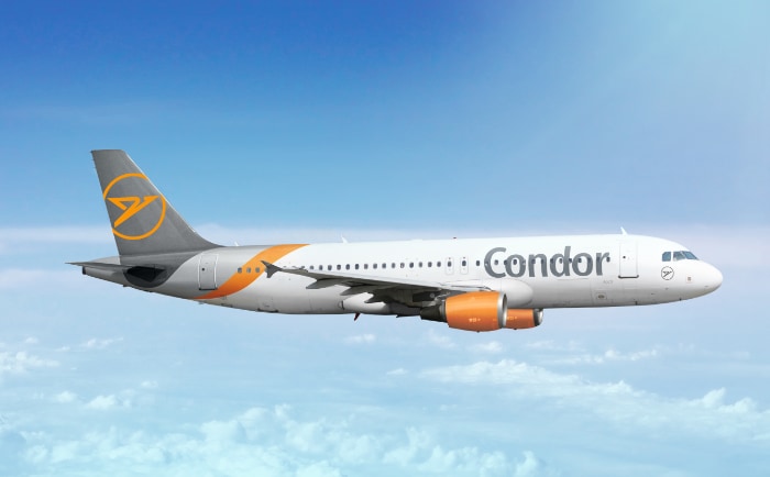 Airbus A320 von Condor. &copy; Condor