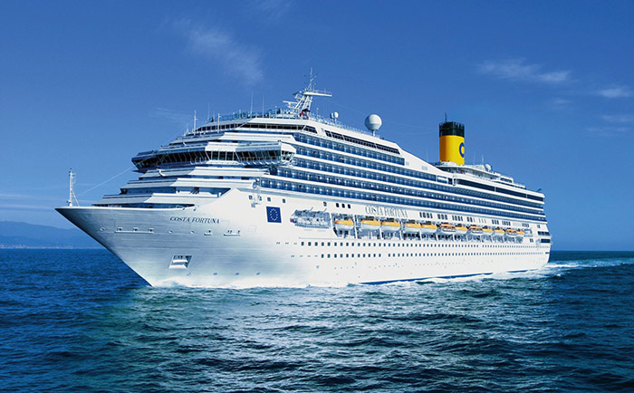 Die "Costa Fortuna" verfügt über 1.358 Kabinen. © Costa Crociere Die "Costa Fortuna" verfügt über 1.358 Kabinen. © Costa Crociere