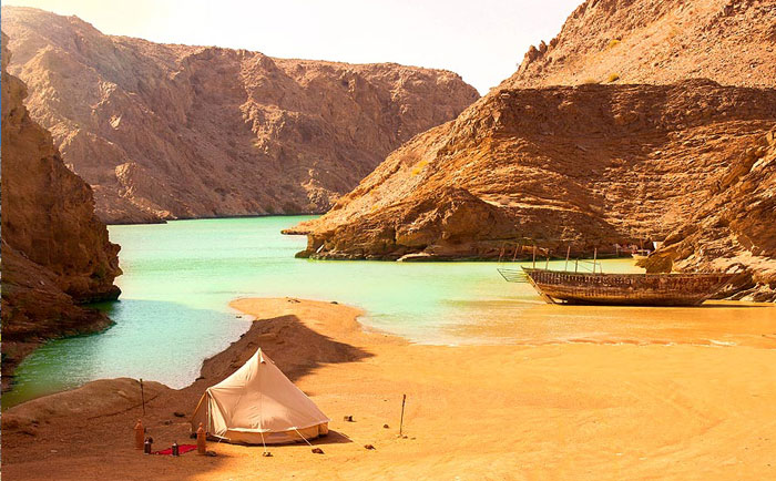 Glamping in einer Bucht im Oman © Art of Travel Glamping in einer Bucht im Oman © Art of Travel