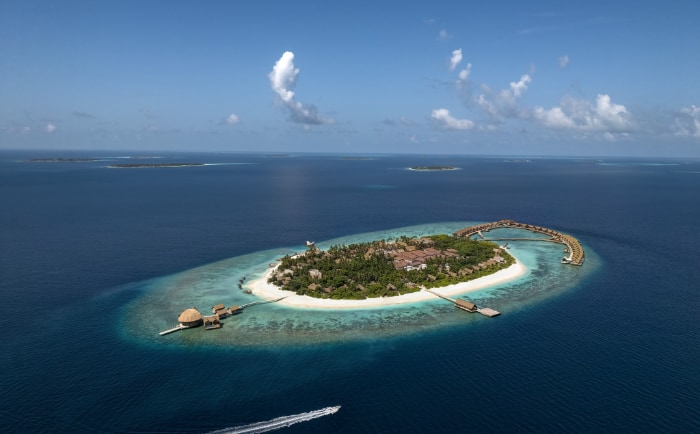 Die Insel Bodufushi im Raa-Atoll. &copy; Joali Being