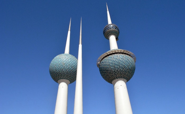 Die Kuwait Towers sind die bekannte Wahrzeichen von Kuwait. &copy; Pixabay