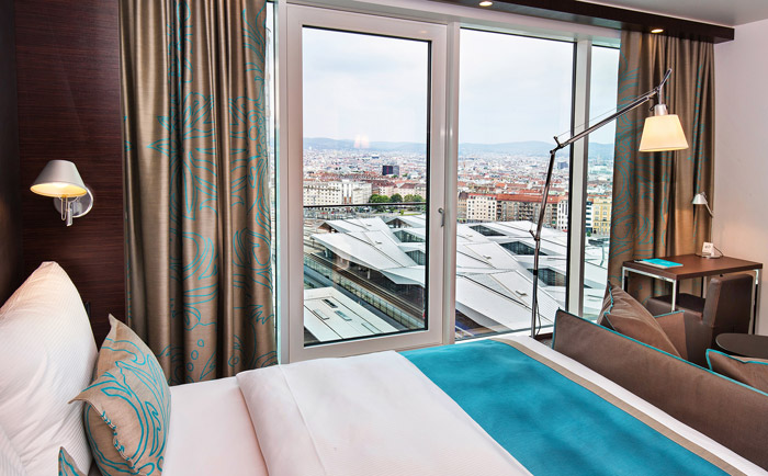 Zimmer mit Aussicht im neuen "Motel One". &copy; Motel One