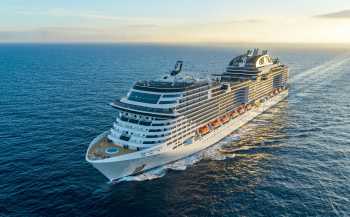 Die "MSC Grandiosa" wird im Mittelmeer unterwegs sein. &copy; MSC Cruises