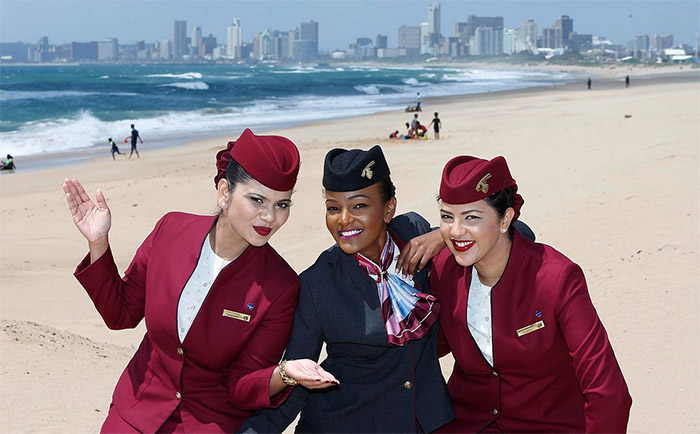 Qatar Airways Durban. &copy; Qatar Airways