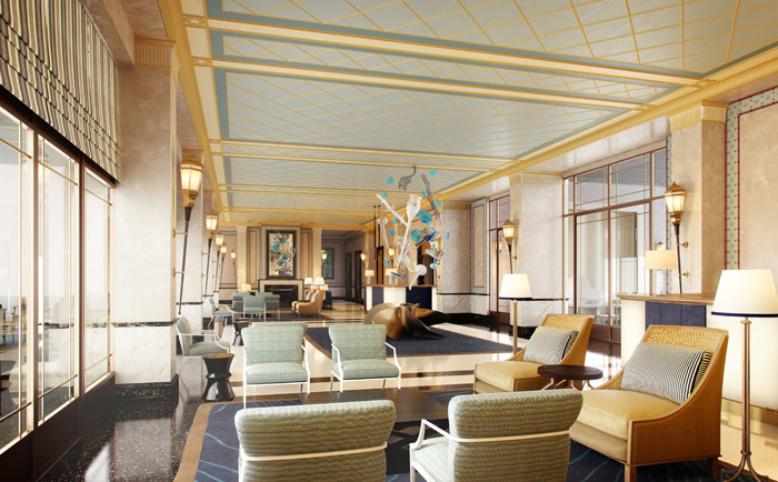 Die Lobby des Hotels. © Regent Hotels & Resorts Die Lobby des Hotels. © Regent Hotels & Resorts