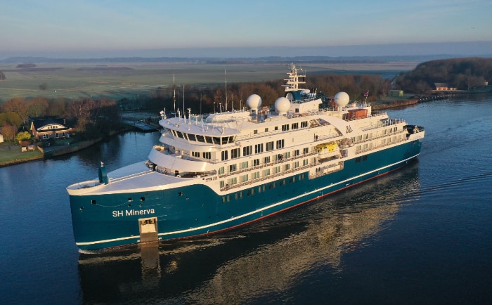 Die "SH Minerva" wurde erst vor kurzem ausgeliefert. &copy; Swan Hellenic