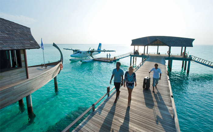 Stilvolle Ankunft &copy; The Sun Siyam Iru Fushi