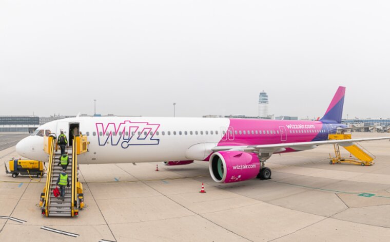 Wizz Air hat bis zu fünf Flugzeuge in Wien stationiert. © Wizz Air Wizz Air hat bis zu fünf Flugzeuge in Wien stationiert. © Wizz Air