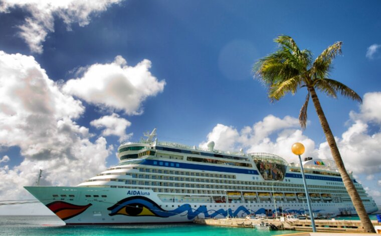 AIDAluna in der Karibik. &copy; AIDA Cruises