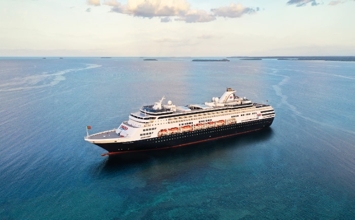 Die Vasco da Gama wurde 1993 gebaut und bietet rund 1.000 Passagieren Platz. &copy; nicko cruises Schiffsreisen GmbH