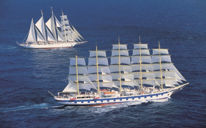 Die Royal Clipper und die Star Clipper. &copy; Star Clippers