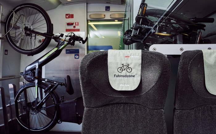 Fahrradzone im Railjet. &copy; ÖBB/Knopp