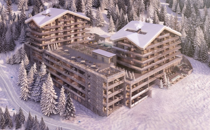 Das "Six Senses Crans-Montana" soll mit Luxus und einer Toplage punkten. &copy; 