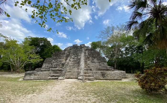 Ein uralter Tempel an der Costa Maya. &copy; ReiseInsider