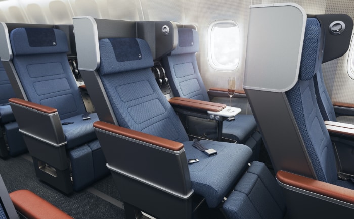 Die neue Premium Economy Class mit Schalensitzen. &copy; Lufthansa