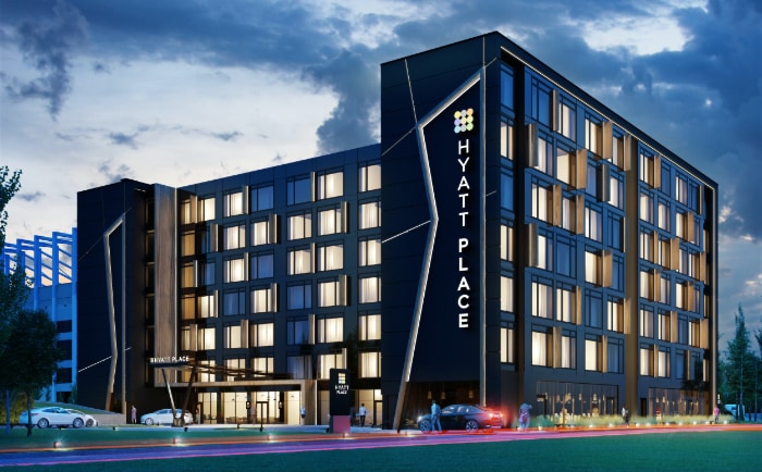 Das neue "Hyatt Place Krakow" befindet sich in grüner Umgebung. &copy; Hyatt Hotels Corporation