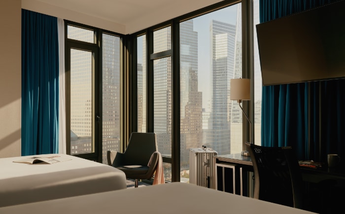 Zimmer im New Yorker "The Cloud One". &copy; Motel One