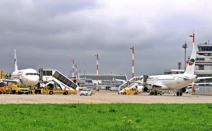 Vorfeld am Flughafen Linz. &copy; Flughafen Linz GmbH