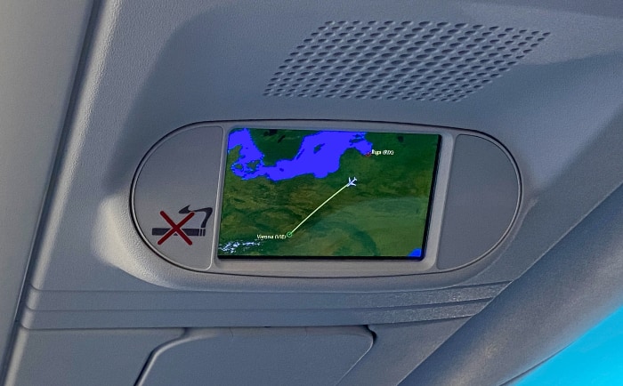 Die kleinen Monitore können unter anderem die Route anzeigen. &copy; ReiseInsider