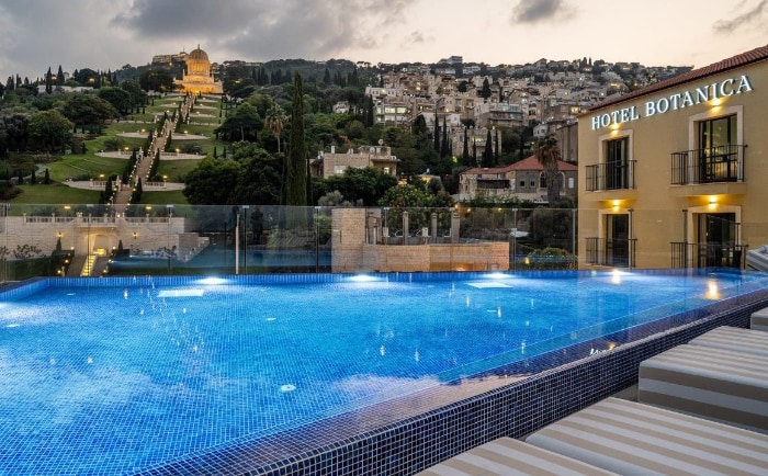 Das Hotel Botanica in Haifa am Fuße der Hängenden Gärten der Bahai ist das erste Haus der "Limited Edition". &copy; Leonardo Hotels - Aya Ben Ezri