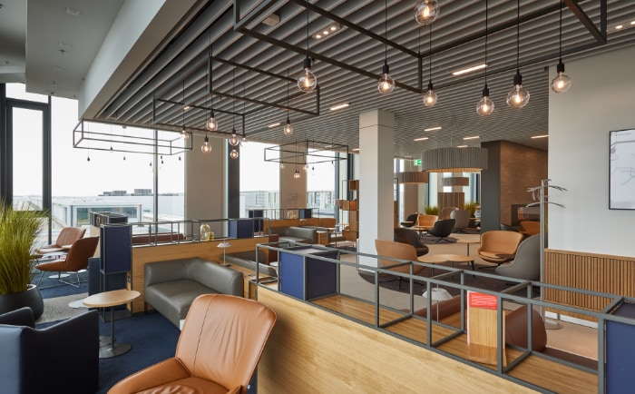 Neues Design in den neuen Lounges. &copy; Lufthansa Group