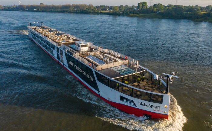 Die 2020 gebaute Nicko Spirit ist eines der modernsten Flusskreuzfahrtschiffe. &copy; nicko cruises Schiffsreisen GmbH