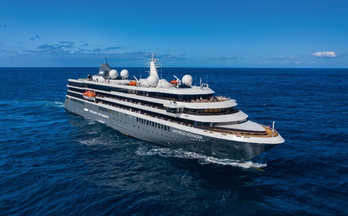Die World Voyager wird die Nicko-Flotte im September 2023 verlassen. &copy; nicko cruises Schiffsreisen GmbH