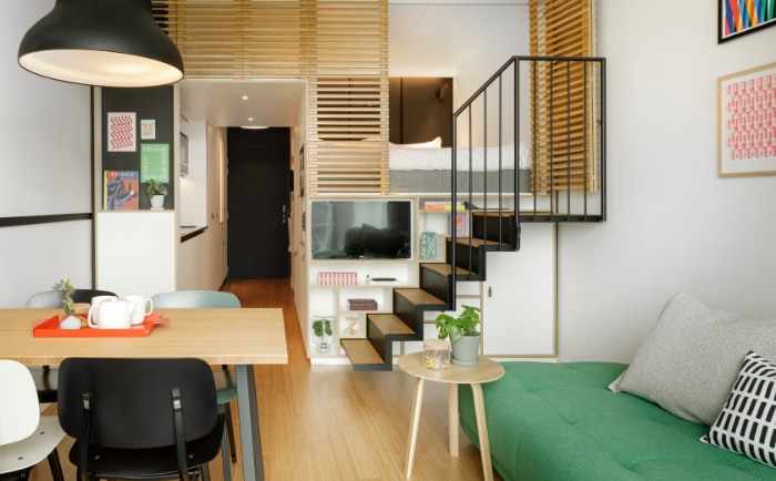 Ein Loft XL im Zoku Paris. &copy; Zoku / Ewout Huibers & Concrete