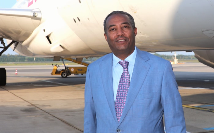 Lemma Yadecha Gudeta, CCO of Ethiopian Airlines. &copy; Martin Dichler