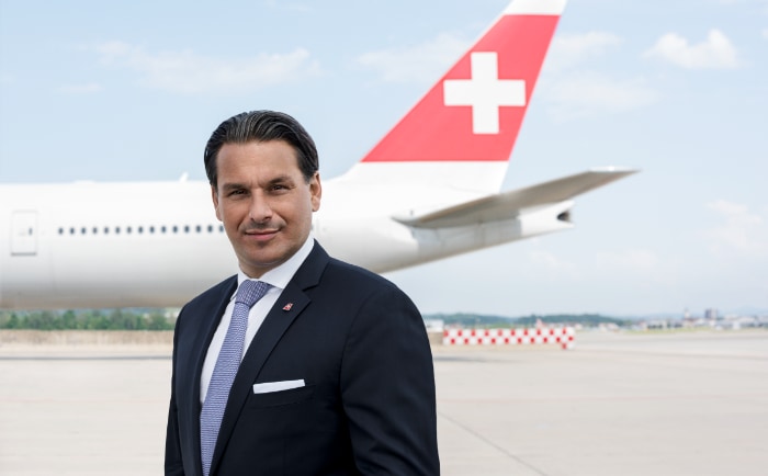Tamur Goudarzi Pour, Chief Commercial Officer von Swiss. &copy; Swiss