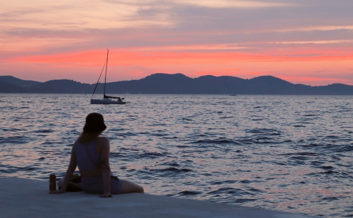 Alfred Hitchcock hatte Recht: Zadars Sonnenuntergänge zählen zu den schönsten. &copy; Martin Dichler