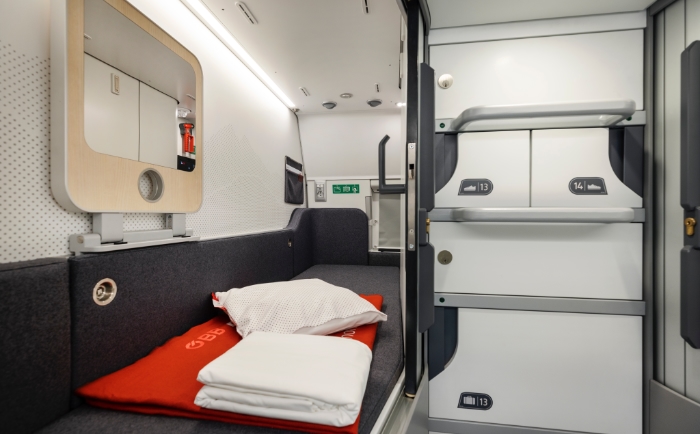 Die Mini Cabins im Liegewagen. &copy; ÖBB/Harald Eisenberger