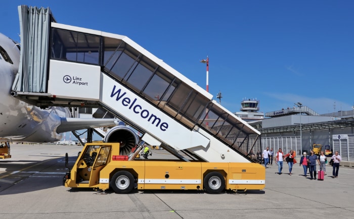 Am Flughafen Linz sollen heuer mehr Passagiere gezählt werden als 2024. &copy; Flughafen Linz GesmbH