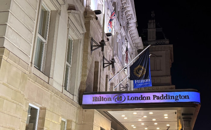 Klassizistische Fassade des Hilton London Paddington. &copy; ReiseInsider