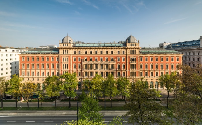 Das Palais an der Ringstraße wurde 1873 eröffnet, zuerst als Hotel und dann über viele Jahre als Amtsgebäude genutzt. &copy; Anantara / Minor Hotels / Wiener Städtische