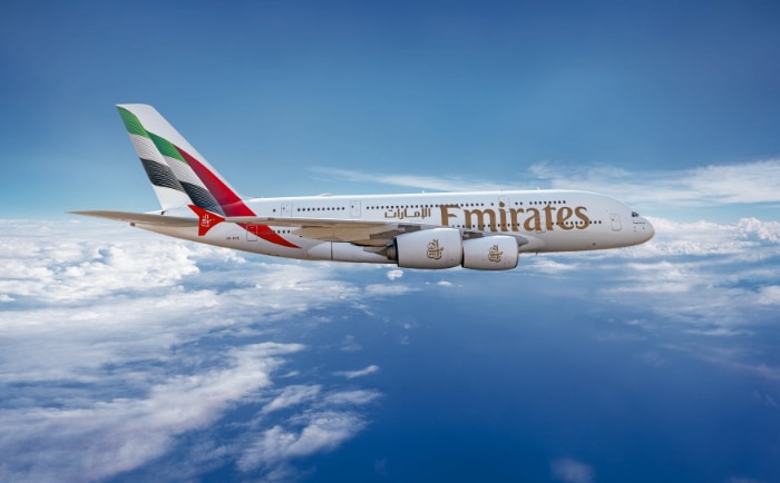 Airbus A380 von Emirates. &copy; Emirates