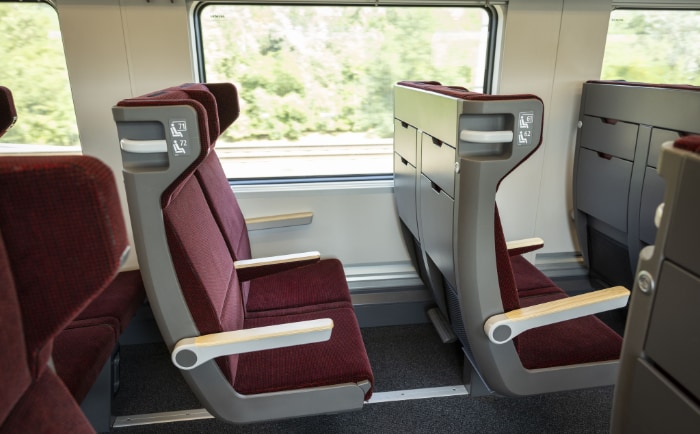 Auch die Economy Class im Railjet der zweiten Generation wirkt komfortabel. &copy; ÖBB / Harald Eisenberger