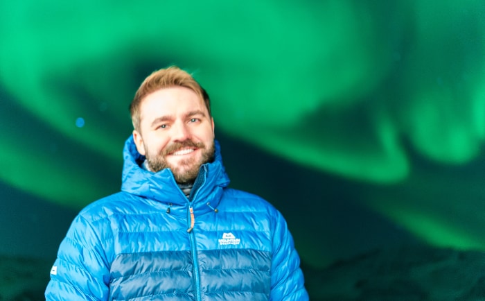 Tom Kerss, Chief Aurora Chaser bei Hurtigruten. &copy; Hurtigruten