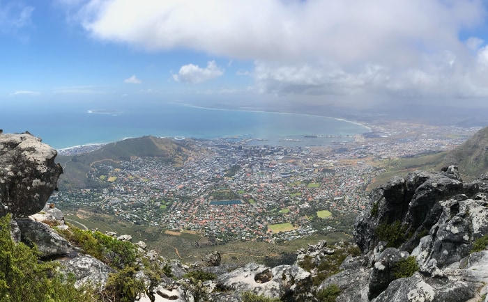 Kapstadt vom Tafelberg aus gesehen. &copy; ReiseInsider